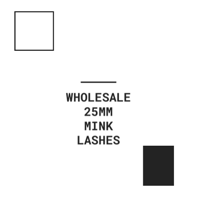 25MM 100% REAL MINK LASHES (WHOLESALE)