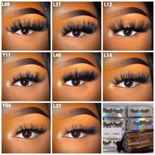 Load image into Gallery viewer, 25MM 100% REAL MINK LASHES (WHOLESALE)