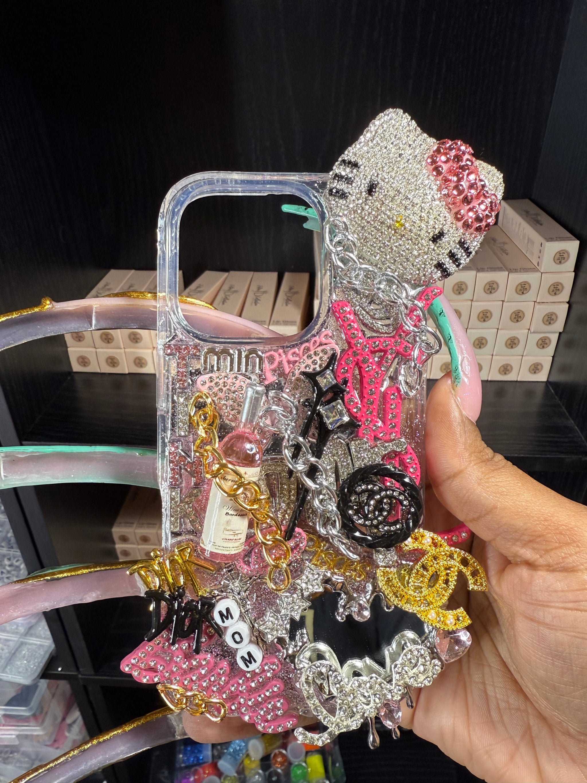 CUSTOM JUNK PHONE CASE – J-Dior Collection