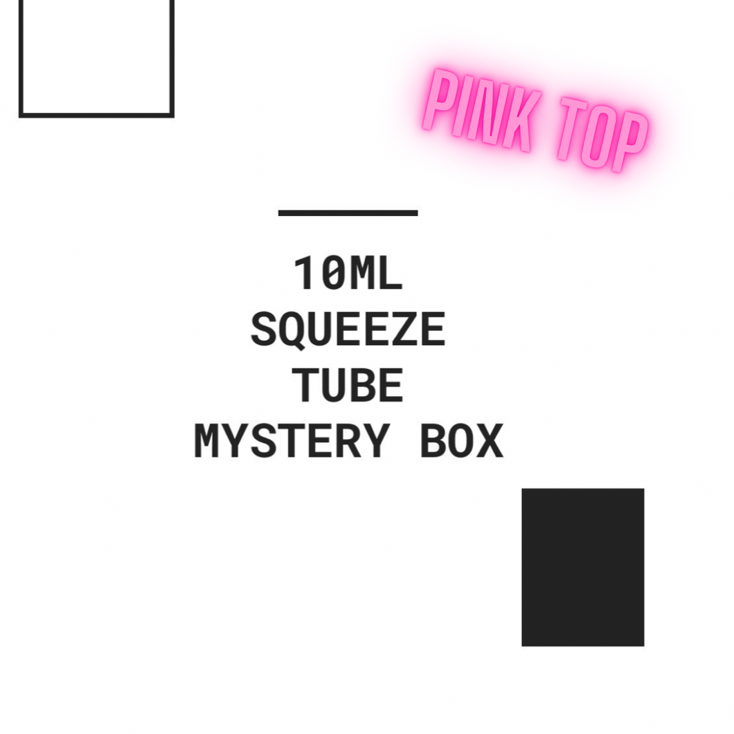 PINK TOP 20 FILLED MYSTERY BOX (10ML SQUEEZE TUBES)