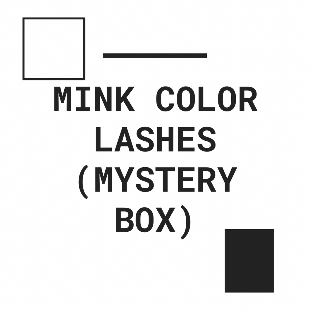 MINK COLOR LASHES (MYSTERY BOX)